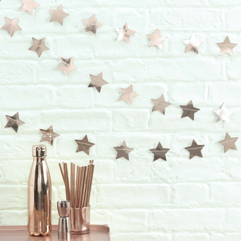 Star Garland - Rose Gold