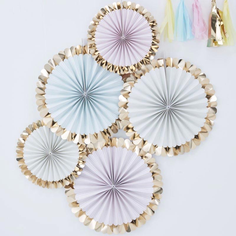 Fan Decorations - Pastel Kit