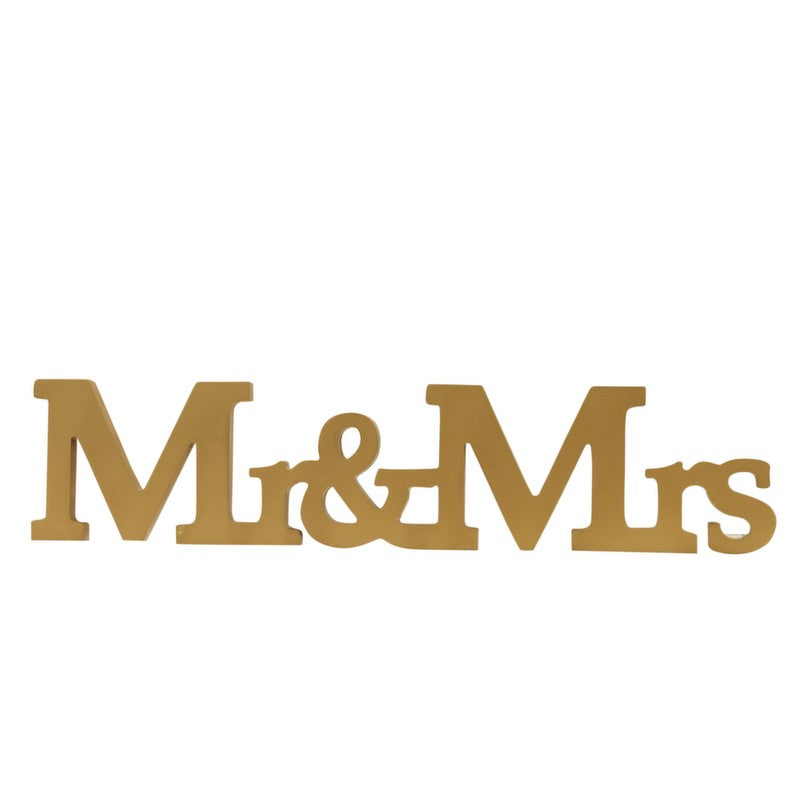 Skilt i Tre - Mr and Mrs