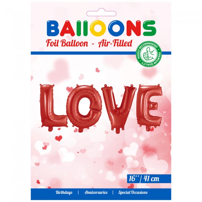 Folieballong Love 41 cm