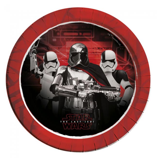 Star Wars The Last Jedi Tallerken 8 stk.