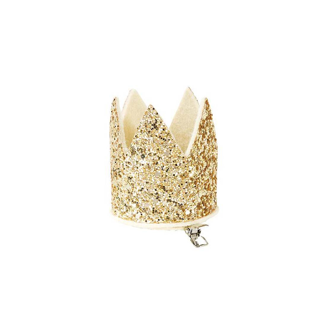 Krone med Gull og Glitter