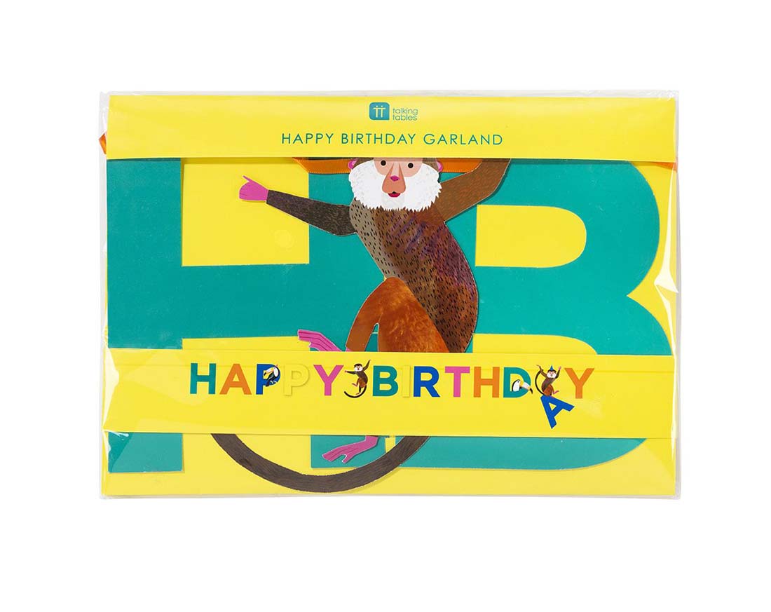 Happy Birthday Banner Party Animals