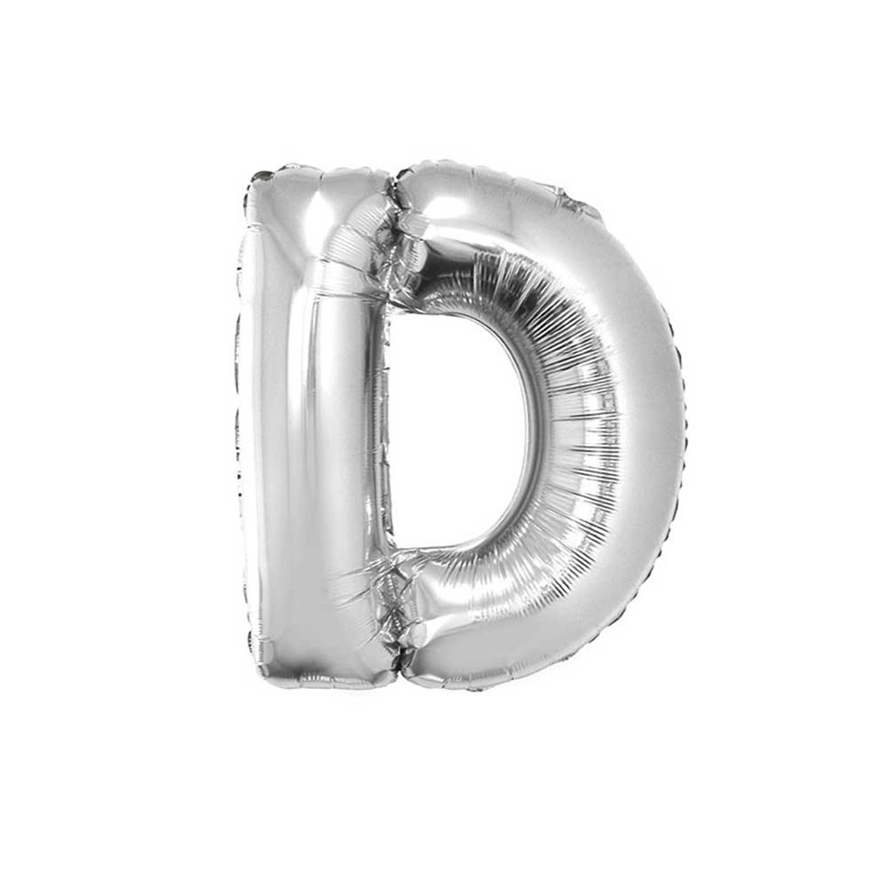 Bokstavballong Sølv 102cm - D