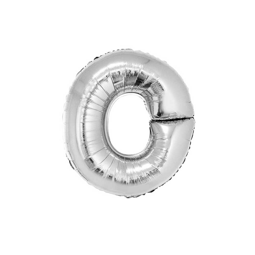 Bokstavballong Sølv 102cm - O