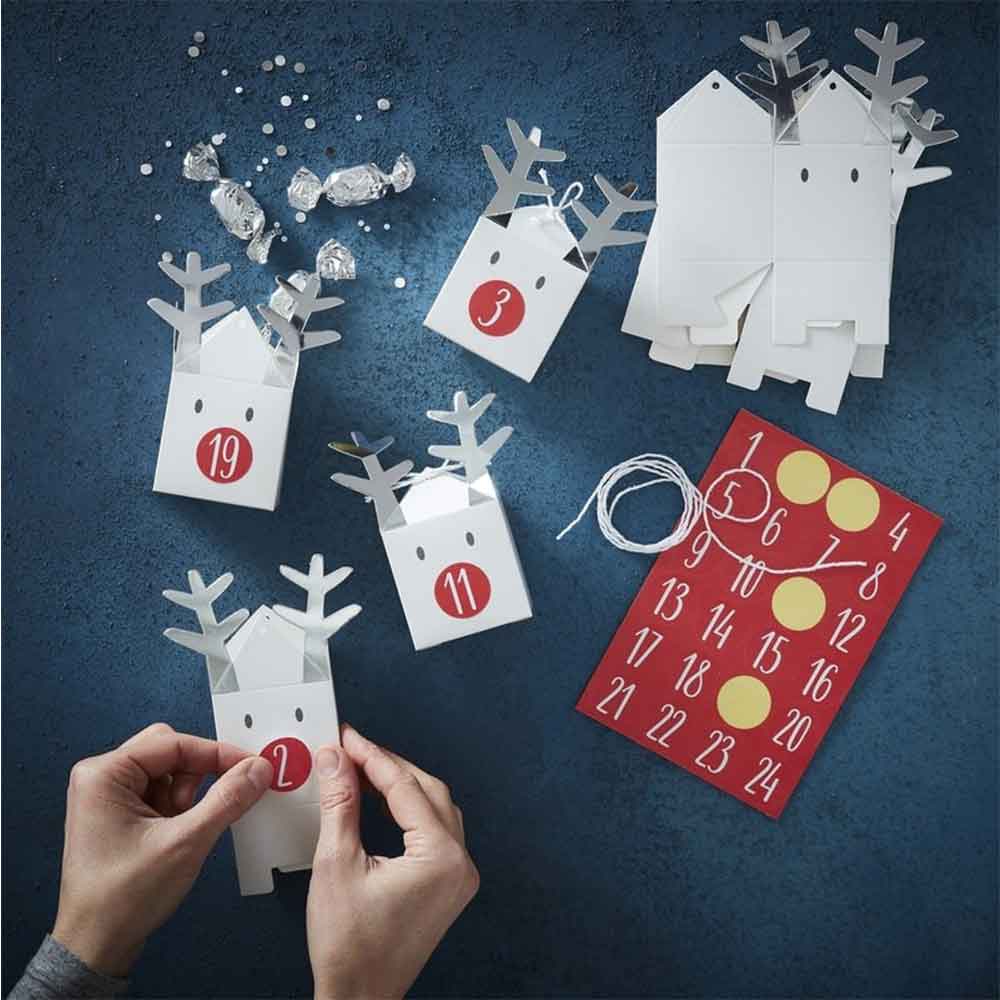 Adventskalender Reinsdyr Pakker