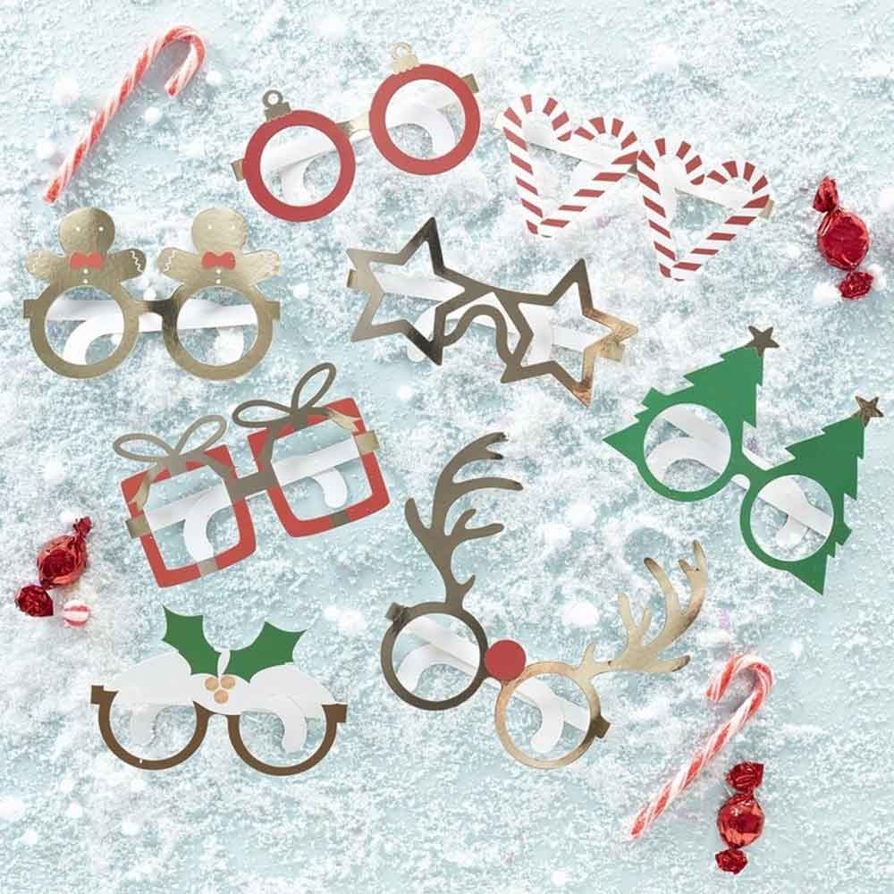 NOVELTY FUN GLASSES - NOVELTY CHRISTMAS