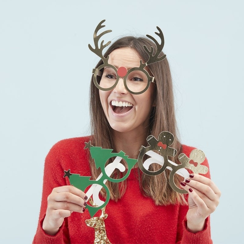 NOVELTY FUN GLASSES - NOVELTY CHRISTMAS