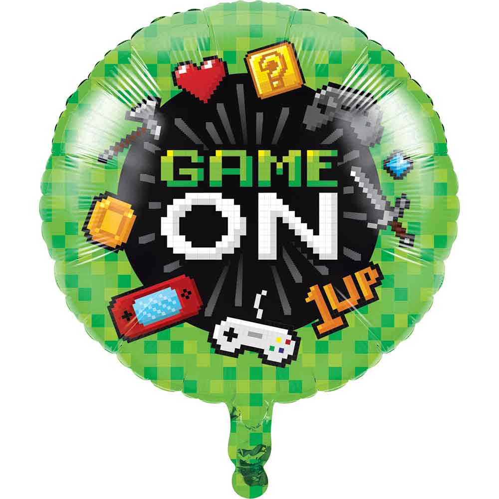Gaming Party Folieballong 46 cm