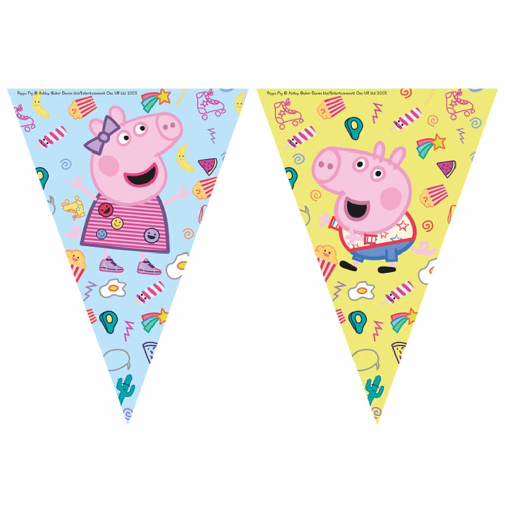 Peppa Gris Vimpelbanner 2,3 m.