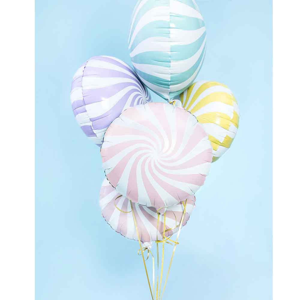 Folieballong Candy Pastell Rosa