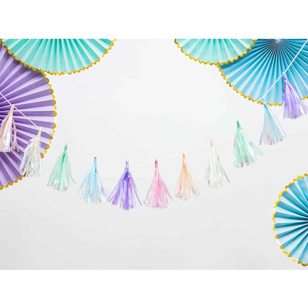 Tassel Girlander Pastell 1.2m