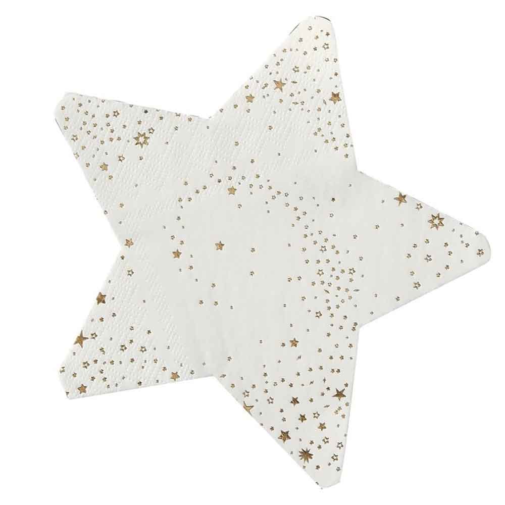 Pop The Bubbly Stjerneformet Servietter 16 stk.