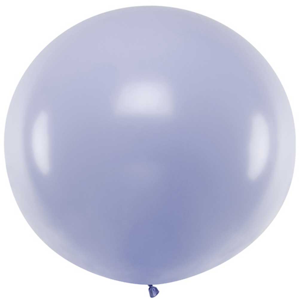 Stor Ballong 1 m. Pastell Lys Lilla
