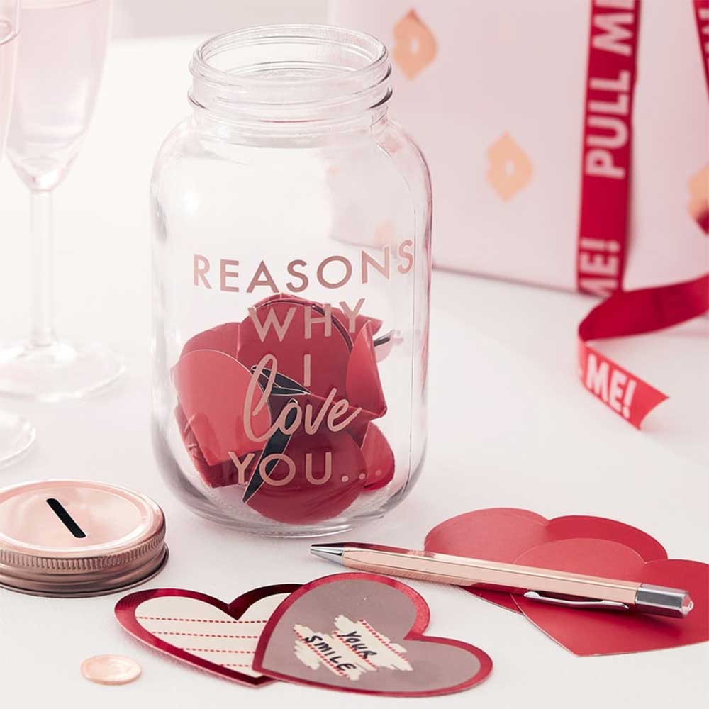 Good Looking 'Reasons Why I Love You' Krukke Med Skrape For Overraskelse Hjertekort