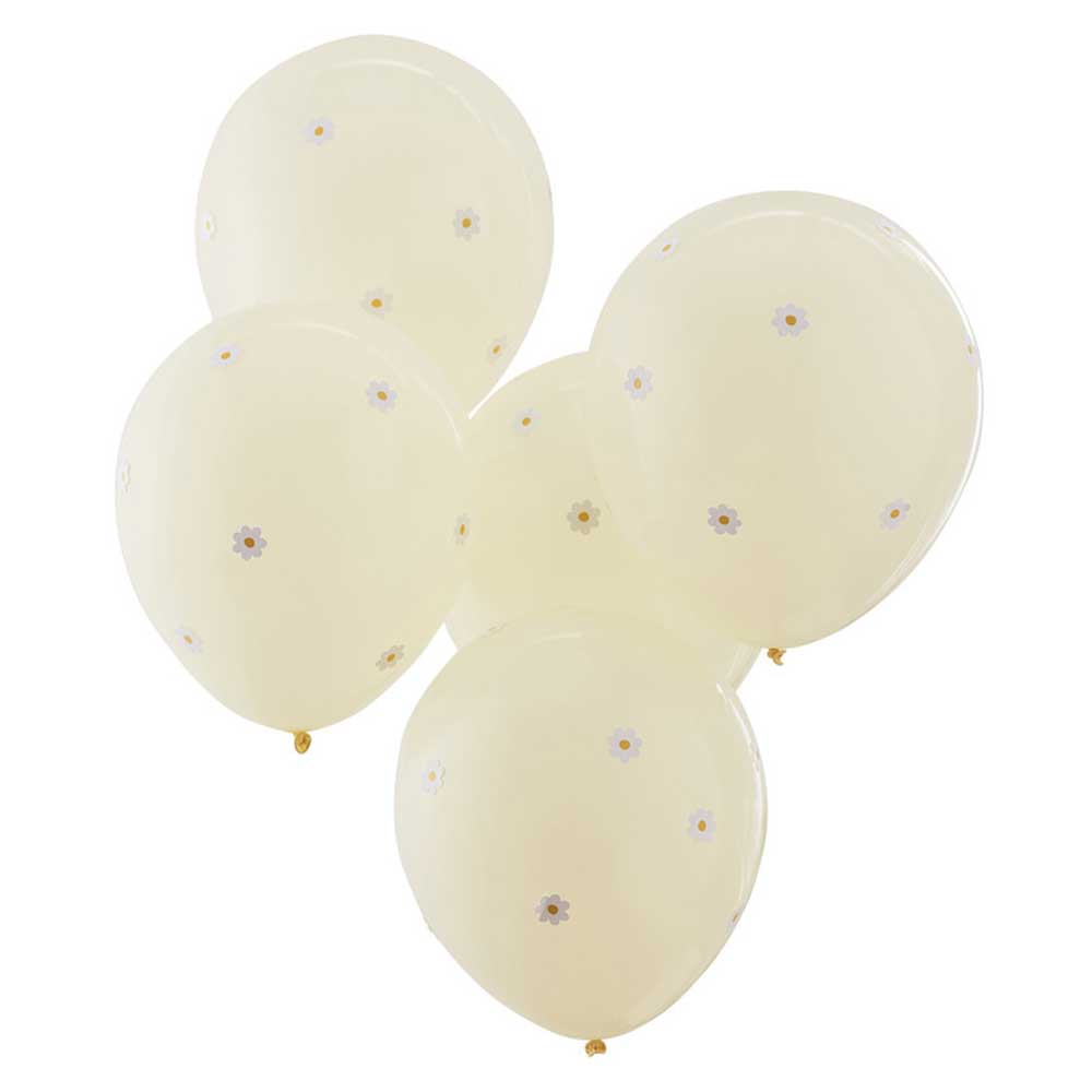 Daisy Crazy Blomster Ballonger 5 stk