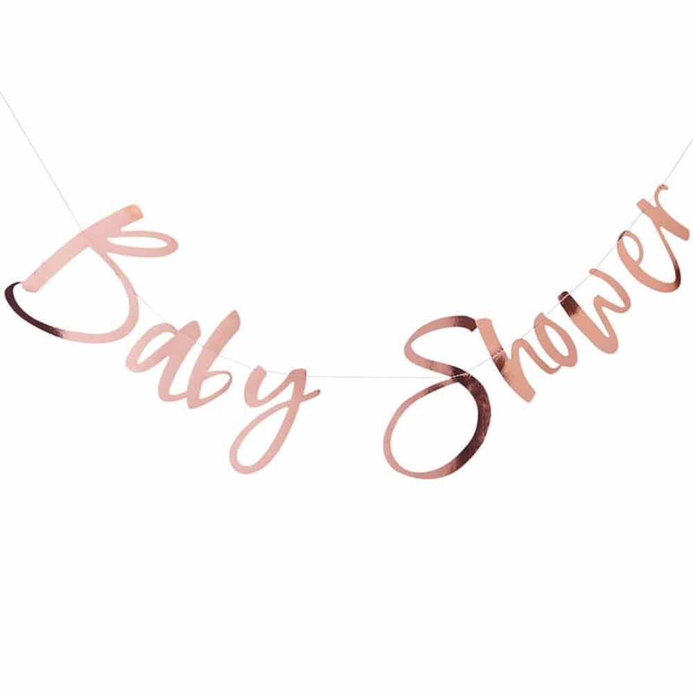 Twinkle Twinkle Baby Shower Girlander Rosegull