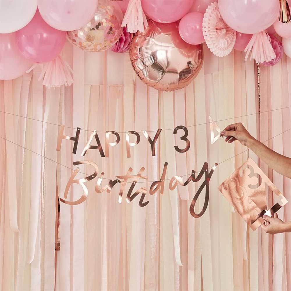 Mix It Up Lag Ditt Eget Banner Happy Birthday Rosegull