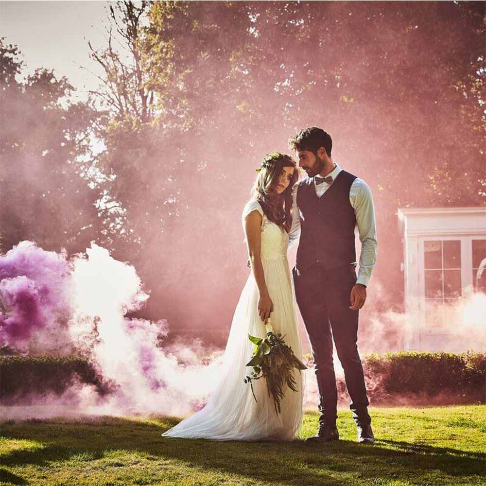 PINK WEDDING SMOKE BOMB