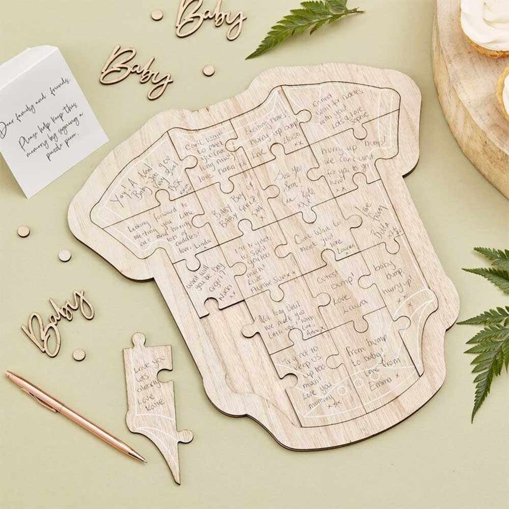Botanical Baby Gjestebok Babyshower