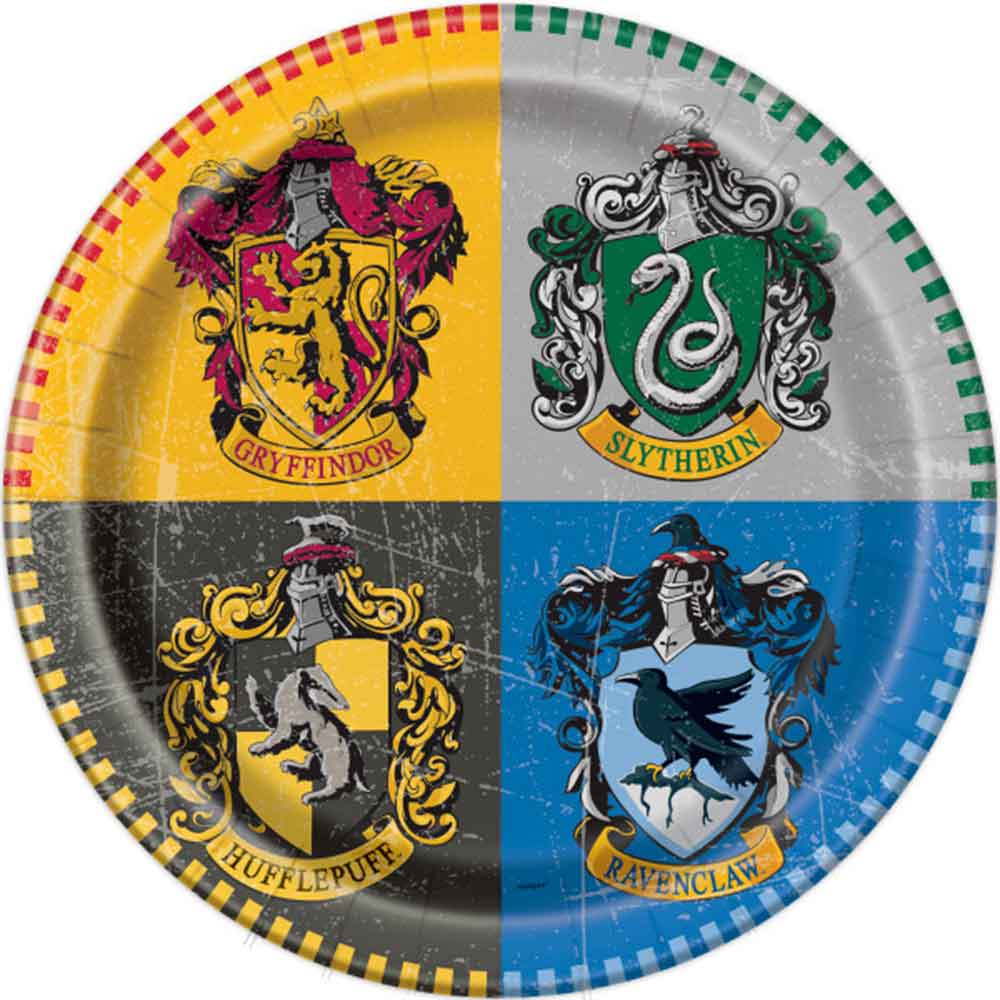 Harry Potter 23 cm Tallerken 8 stk.