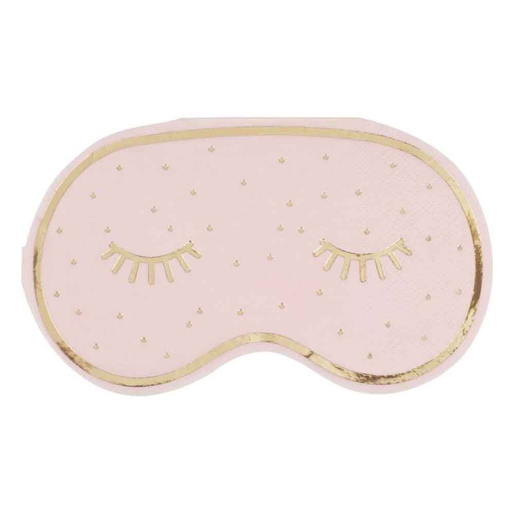 Sovemaske Rosa Servietter 16 stk.