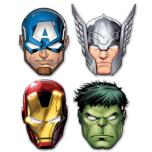 Avengers Pappmasker 6 stk