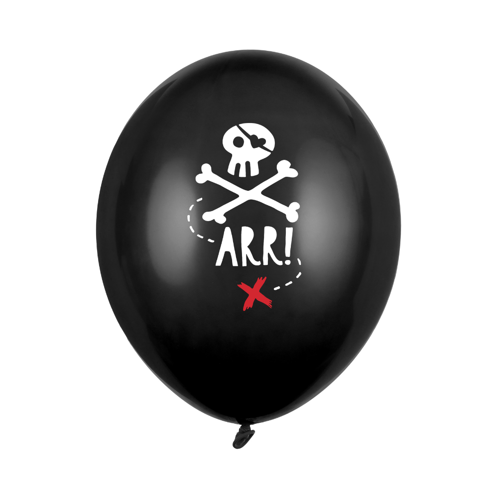 Piratparty Ballonger 6 stk.