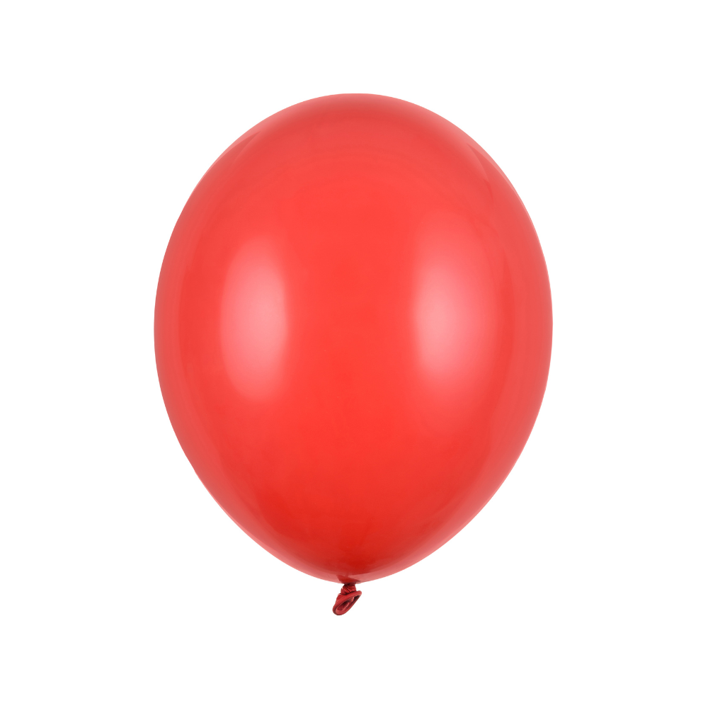 Lateksballonger Rød Pastell