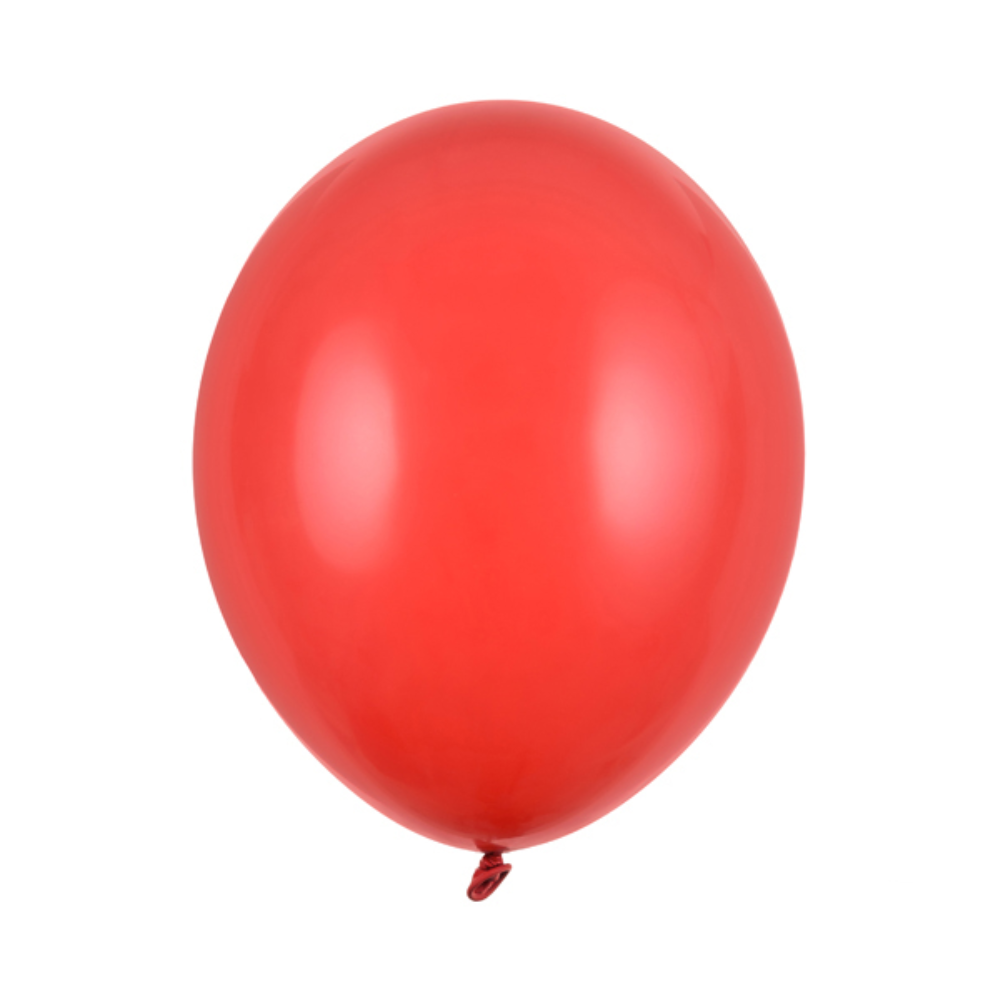 Ballonger 27 cm Pastell Poppy Rød 100 stk.