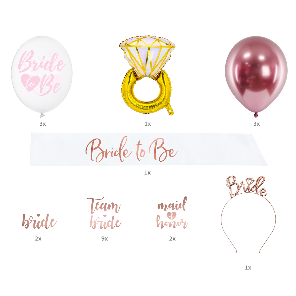 Utdrikningslag Partybox Bride to Be