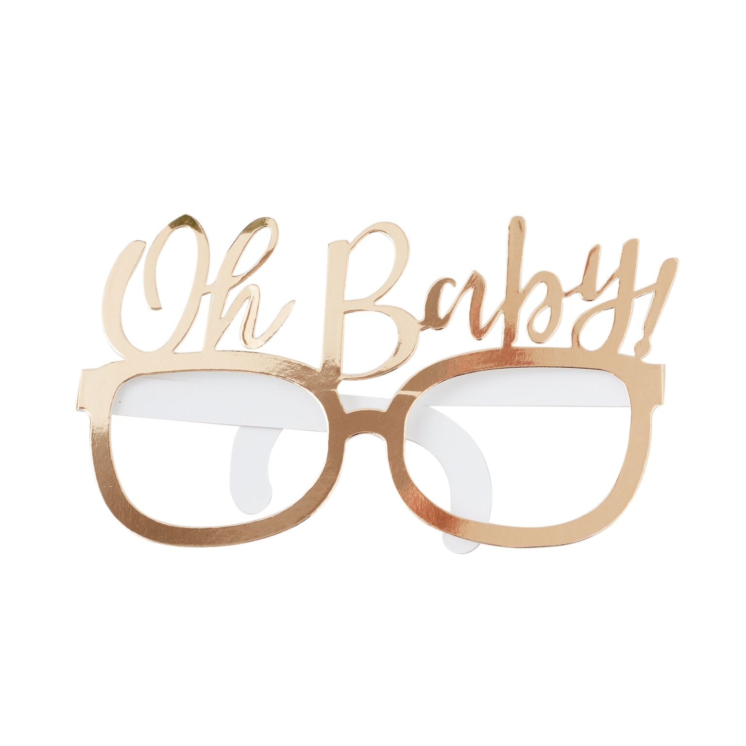 Oh Baby Papirbriller Gull 8 stk.