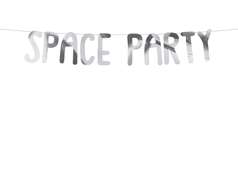 Space Party Banner 13 x 96 cm