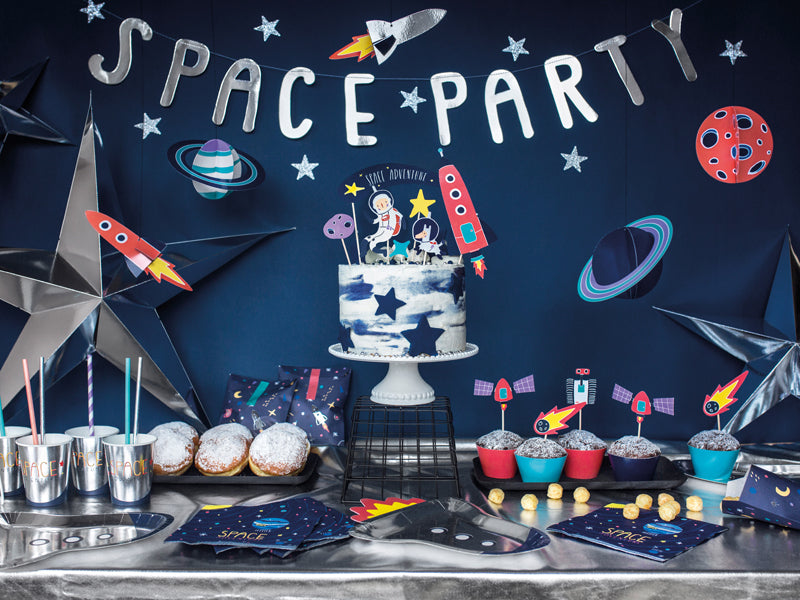 Space Party Banner 13 x 96 cm